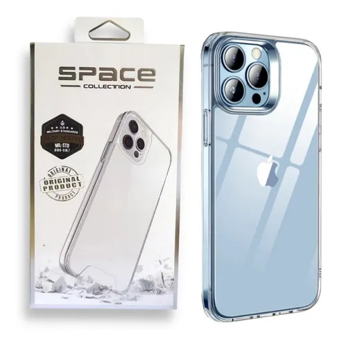 Funda Space Collection Premium Clear para iPhone